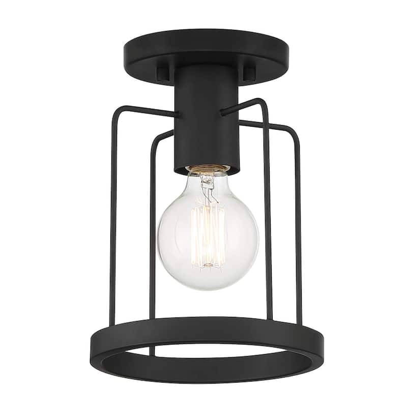 1 Light Semi Flush - 7