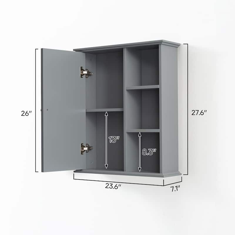 Upgraded Bathroom Wall Cabinet Over The Toilet Storage Cabinet Wall Mounted Storage Cabinet Wooden Medicine Cabinets