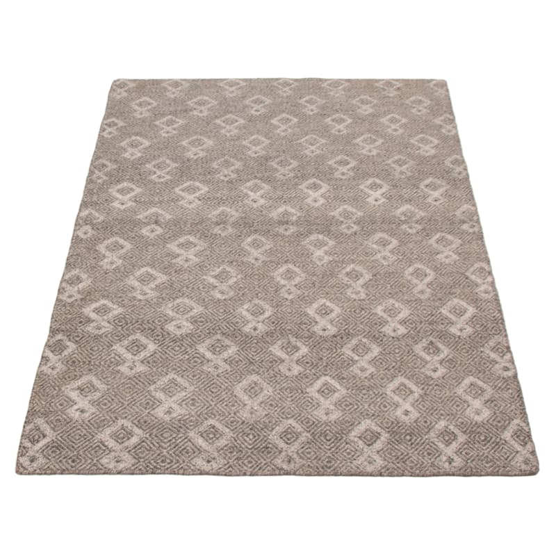 Nevada Grey Kilim 4'11" x 7'6" - 4'11 x 7'6