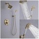 preview thumbnail 13 of 17, Pressure Balanced Complete Shower System with Rough-in Valve