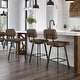 preview thumbnail 21 of 37, Amisco Clarkson Swivel Counter Stool