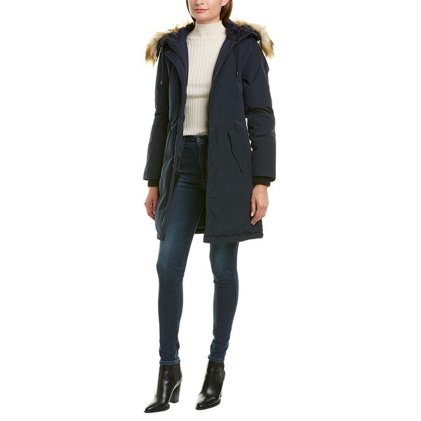 Sam Edelman 3/4 Hooded Parka. Opens flyout.