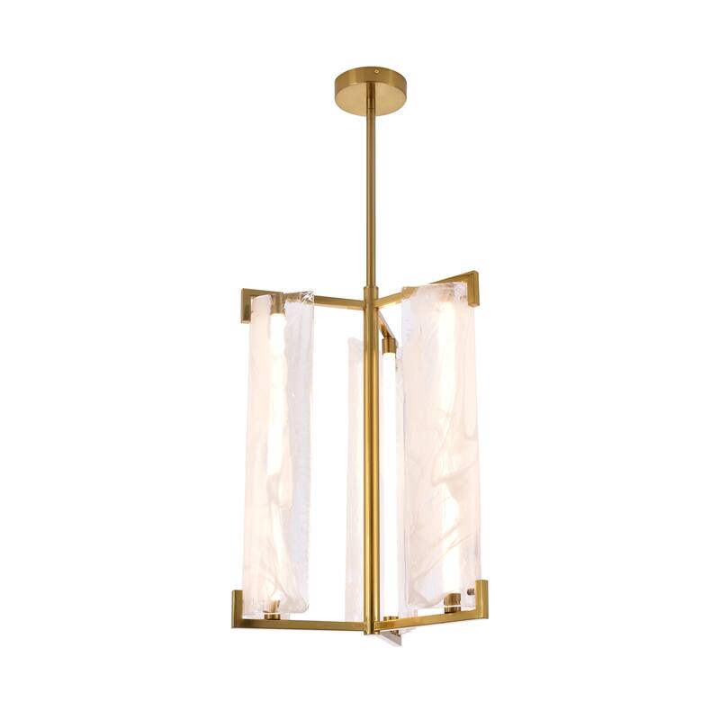 Varaluz Mingle 3-Light Pendant - Satin Brass