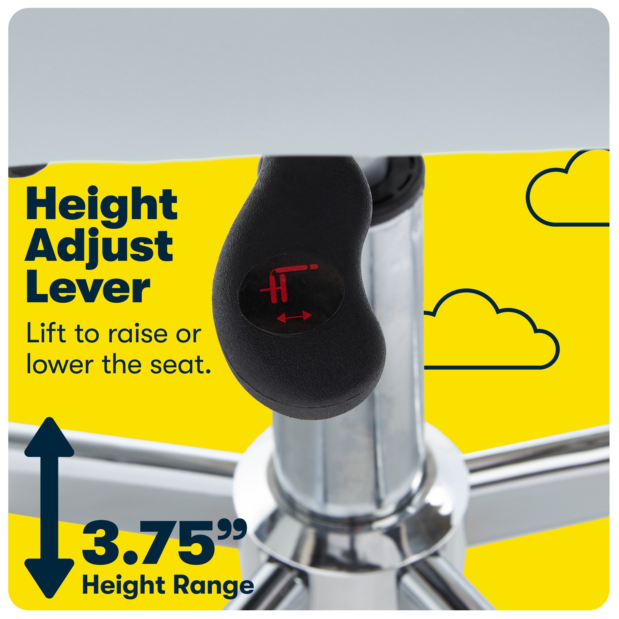 Serta armless on sale office chair