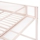 preview thumbnail 9 of 7, Full Size Metal Loft Bed with 4-Tier Shelves and Multifunctional Storage