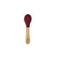 preview thumbnail 11 of 11, Baby Spoon Regular Scoop Bamboo & Silicone 2 Pack Magenta