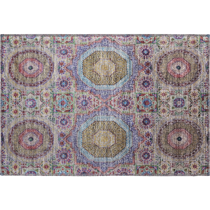 Premium Washable Super Soft Vintage Traditional Mayfield Rug