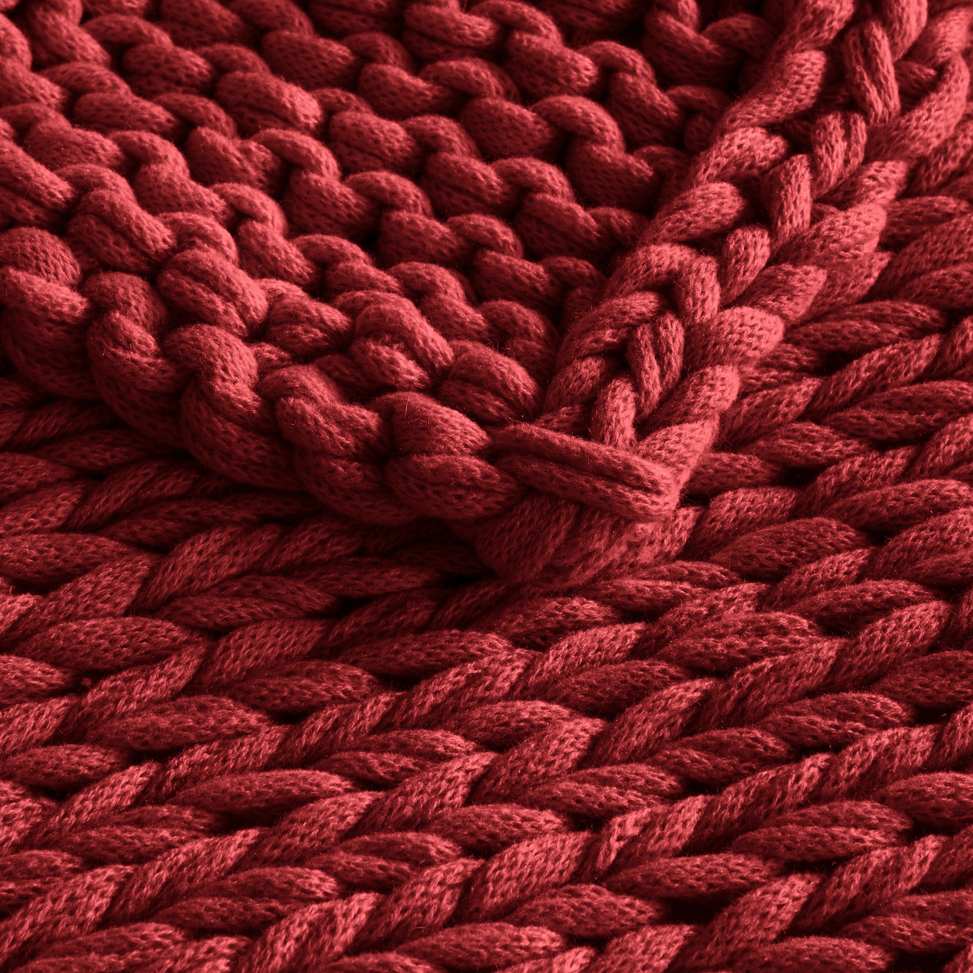 Madison park chunky discount double knit throw