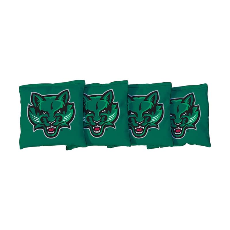 Binghamton Bearcats Green Cornhole Bags - All-Weather Resin Filled