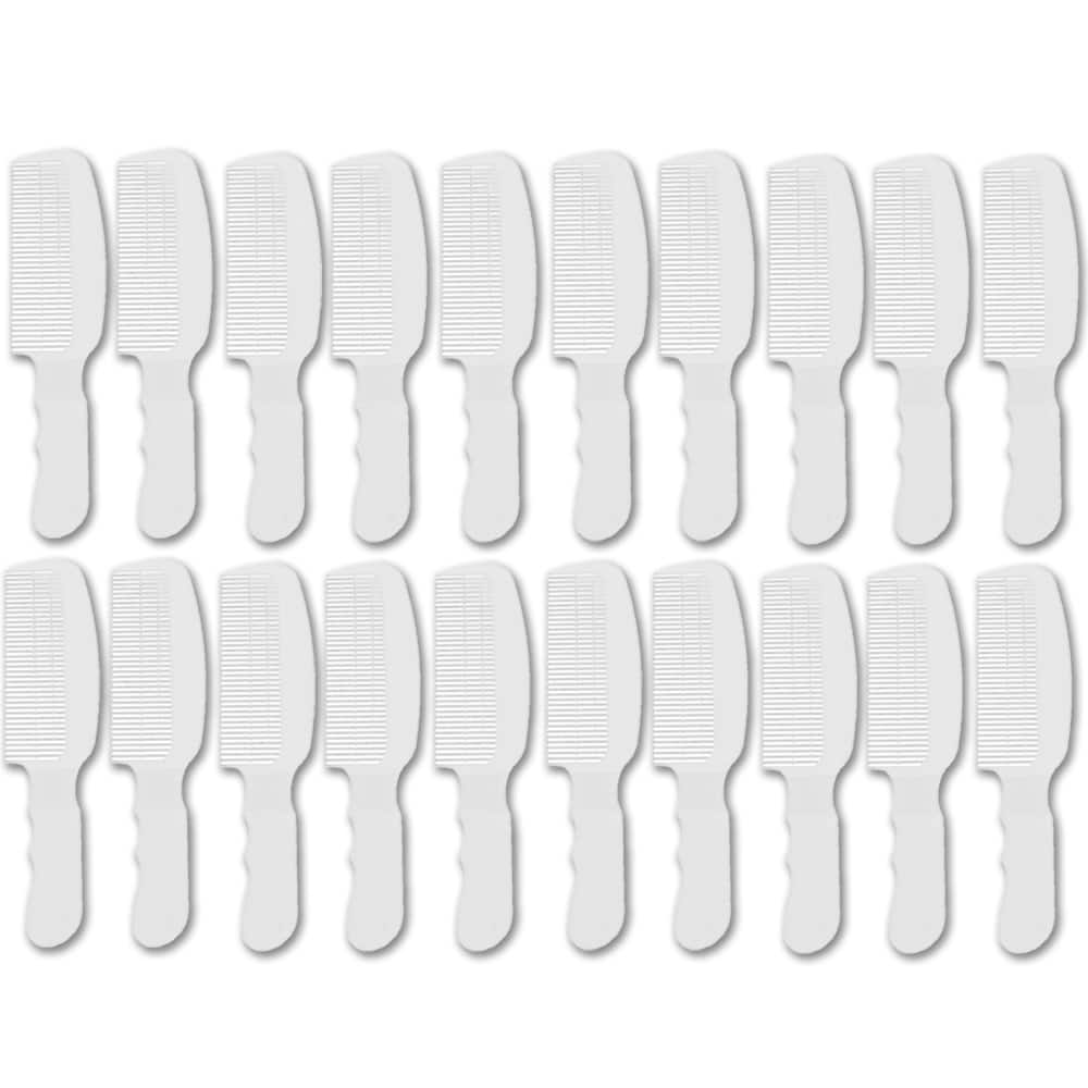 20x Wahl Flat Top Comb White #3329-100