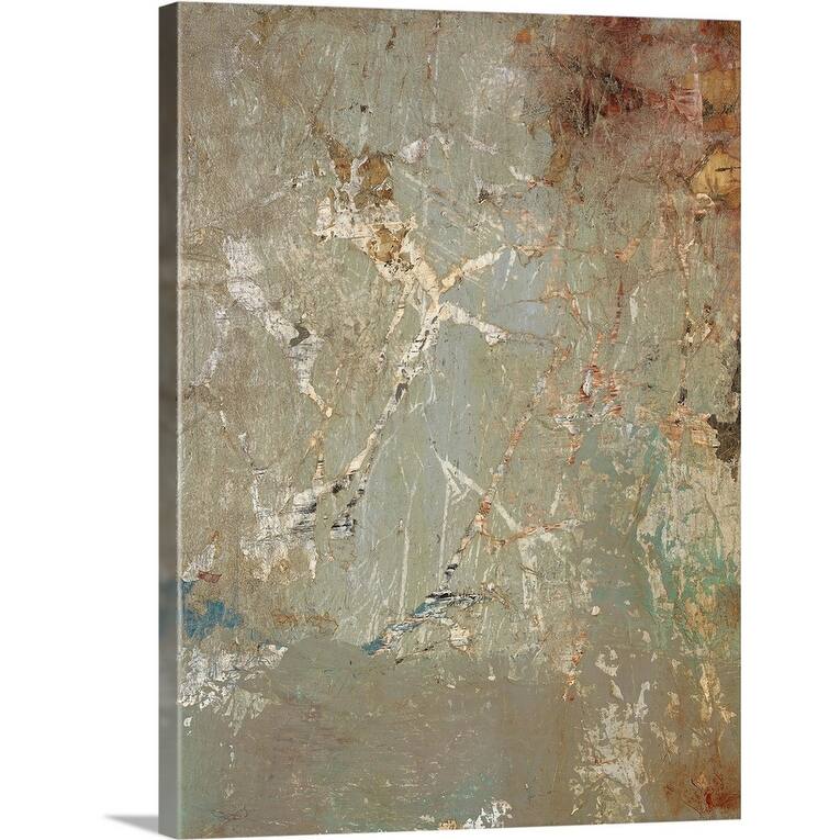 "Aged Wall IV" Canvas Wall Art