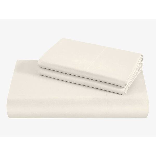 slide 2 of 22, A1HC GOTS Certified Organic Cotton Starter Sheet Set( Fitted Sheet & Pillowcase Set) Ivory - California King
