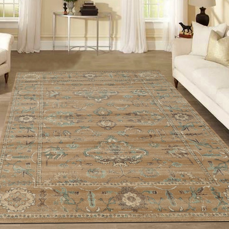 Admire Home Living Corina Traditional Oriental Vintage Area Rug