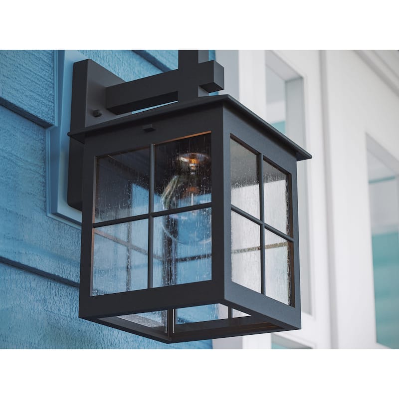 Kenroy Home Greene 1-Light Exterior Wall Sconce - Black