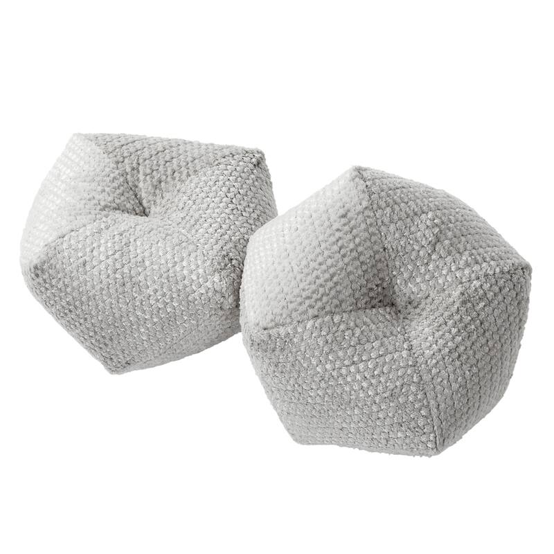 Sorra Home Velvet Shimmer Indoor Small Geometric Pillows (Set of 2)