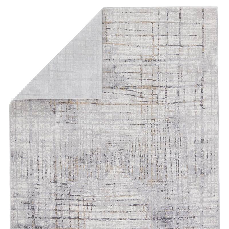Toril Abstract Gray/ Gold Area Rug