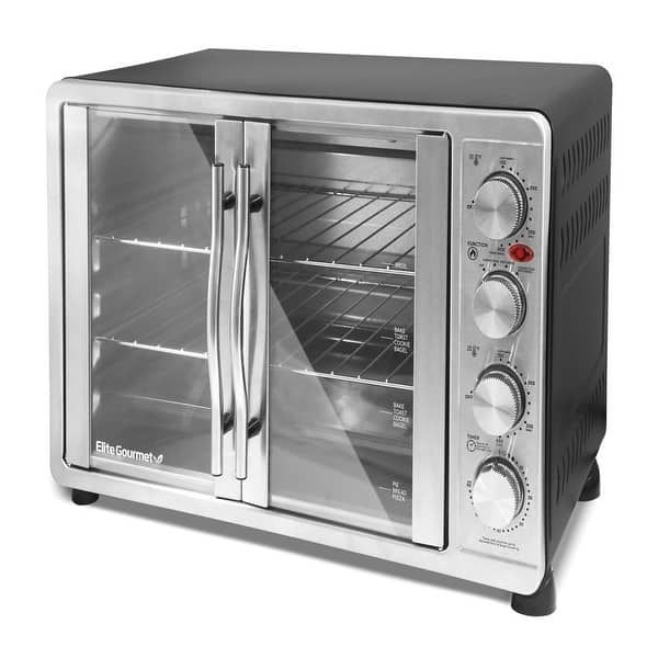 Cook's Essentials Convection Oven w/ French Doors & Rotisserie 