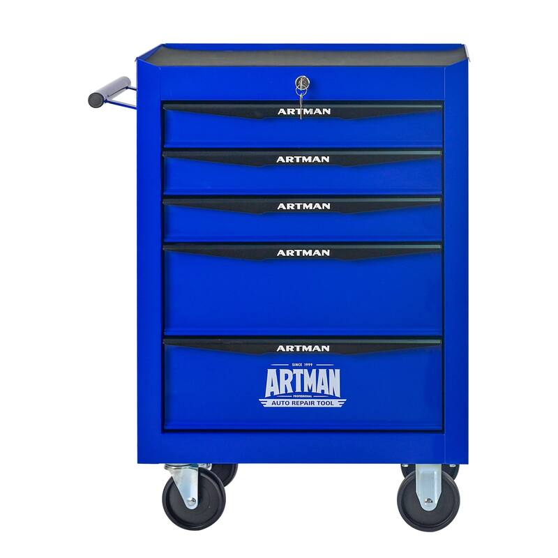 20" Rolling Tool Chest with 5 Drawers - Blue