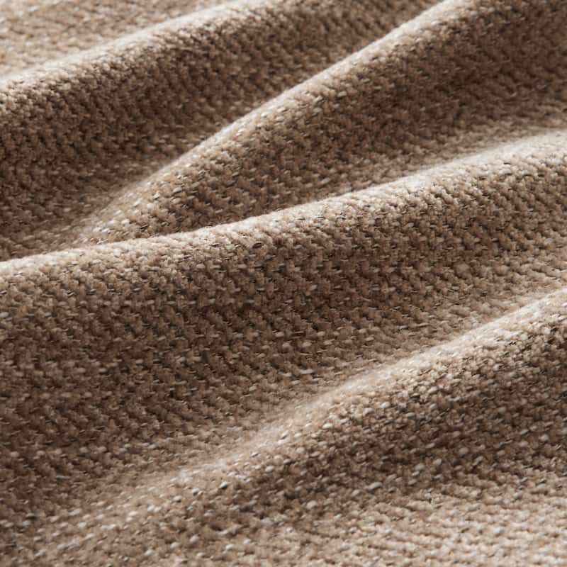 Sectional Sofa with Tufted Backrest, Chaise Lounge Sofa with 2 Throw Pillows, Four-Seater Recliner Sofa for Living Room