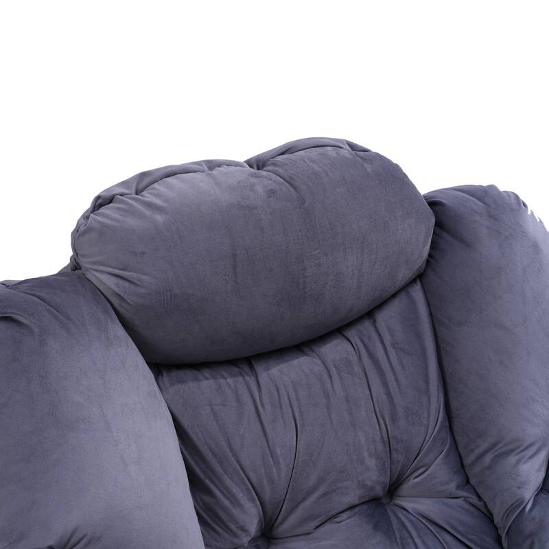 Modern Single Lazy Sofa Chair,Steel Frame Accent Chair for Living Room