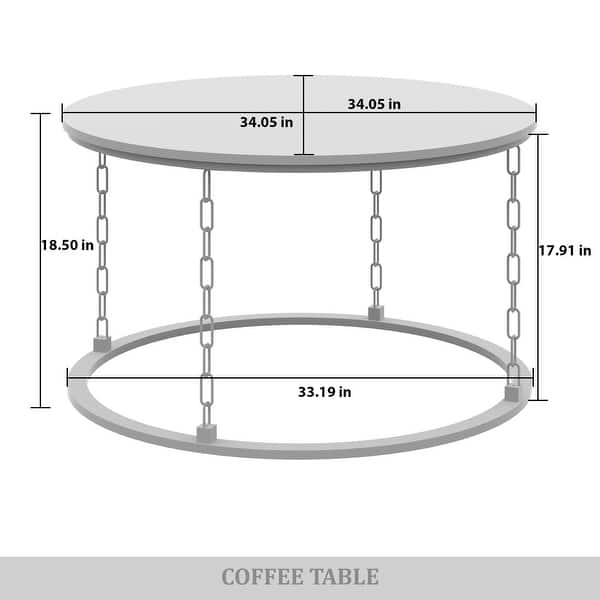 CraftPorch Modern 3- Pieces Coffee Table Set - Bed Bath & Beyond - 43657616