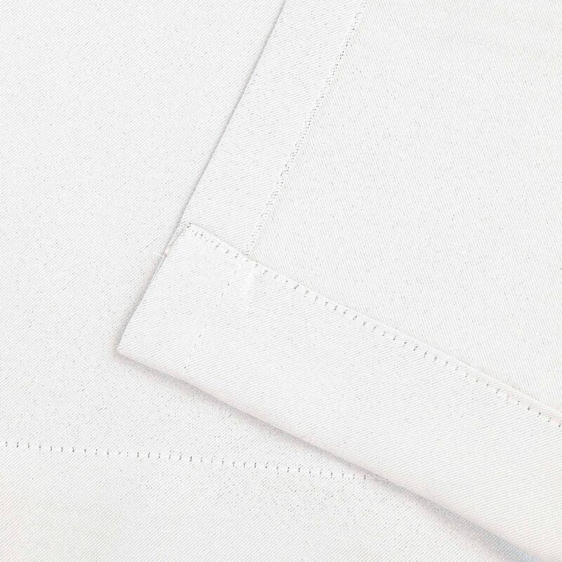 Superior Solid Machine Washable Room Darkening Blackout Curtains with Back Tabs, Set of 2