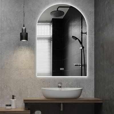 Arch LED Anti-Fog Wall Mirror Bathroom Mirror Vanity Mirror