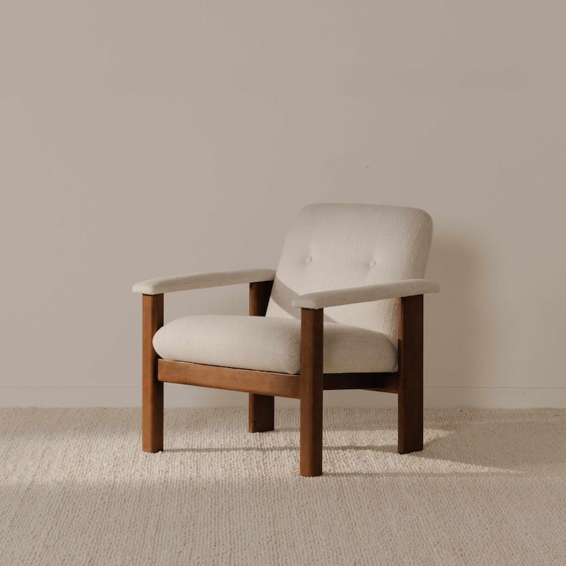 NADAAL STUDIOS Sawyer, Lounge Chair Recycled Upholstery, Green