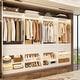 preview thumbnail 15 of 30, 25'' W Freestanding Closet System with 2 Wooden Drawers and Adjustable Shoes Rack and Hanging Rod,Walk-in Closet Organizer Set of 4 - White