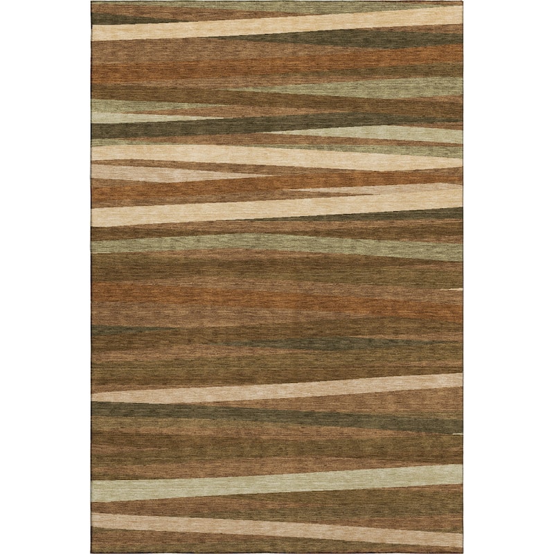 Premium Washable Super Soft Modern Stripes Mayfield Rug