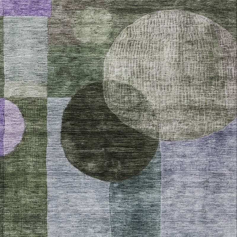 HomeRoots Geometric Transitional Rectangle Outdoor Rug