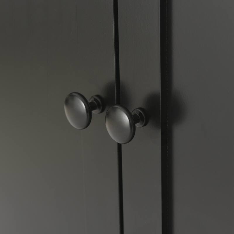 Kitchen Island Cart with Solid Wood Top and Locking Wheels