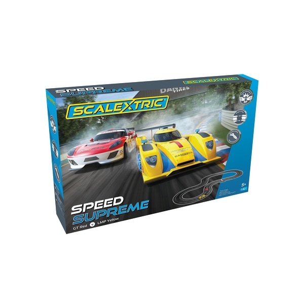 Scalextric Speed Supreme GT vs. LMP 1:32 Slot Car Race Track Set C1420T. Opens flyout.