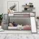 preview thumbnail 11 of 16, Twin Over Twin Bunk Bed with Convertible Slide and Stairway