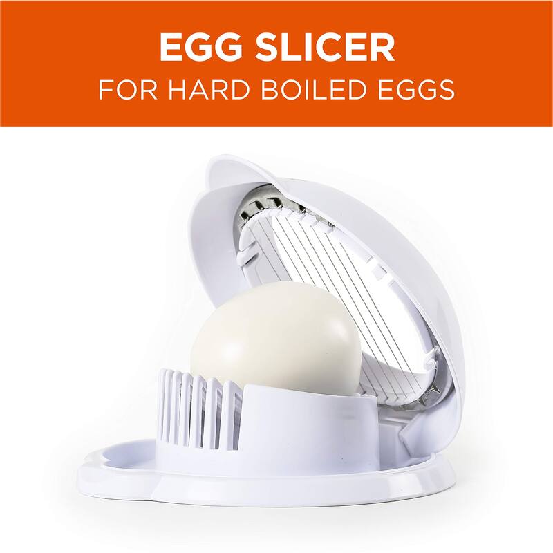 COMMERCIAL CHEF Egg Chopper, Safe and Easy to Use Food Chopper, Egg Cutter, Mushroom Slicer - one size