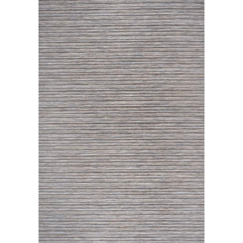 JONATHAN Y Finn Modern Farmhouse Pinstripe Area Rug - 4 X 6 - Dary Gray/Blue