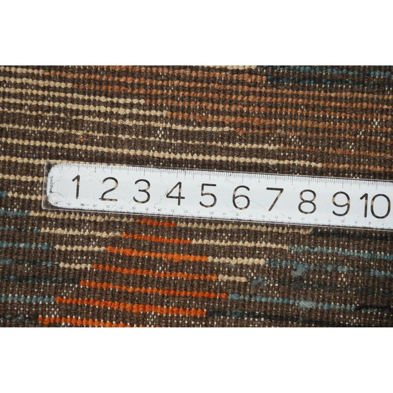 Abstract Geometric Moroccan Oriental Area Rug Hand-Knotted Wool Carpet - 5'5" x 7'9"