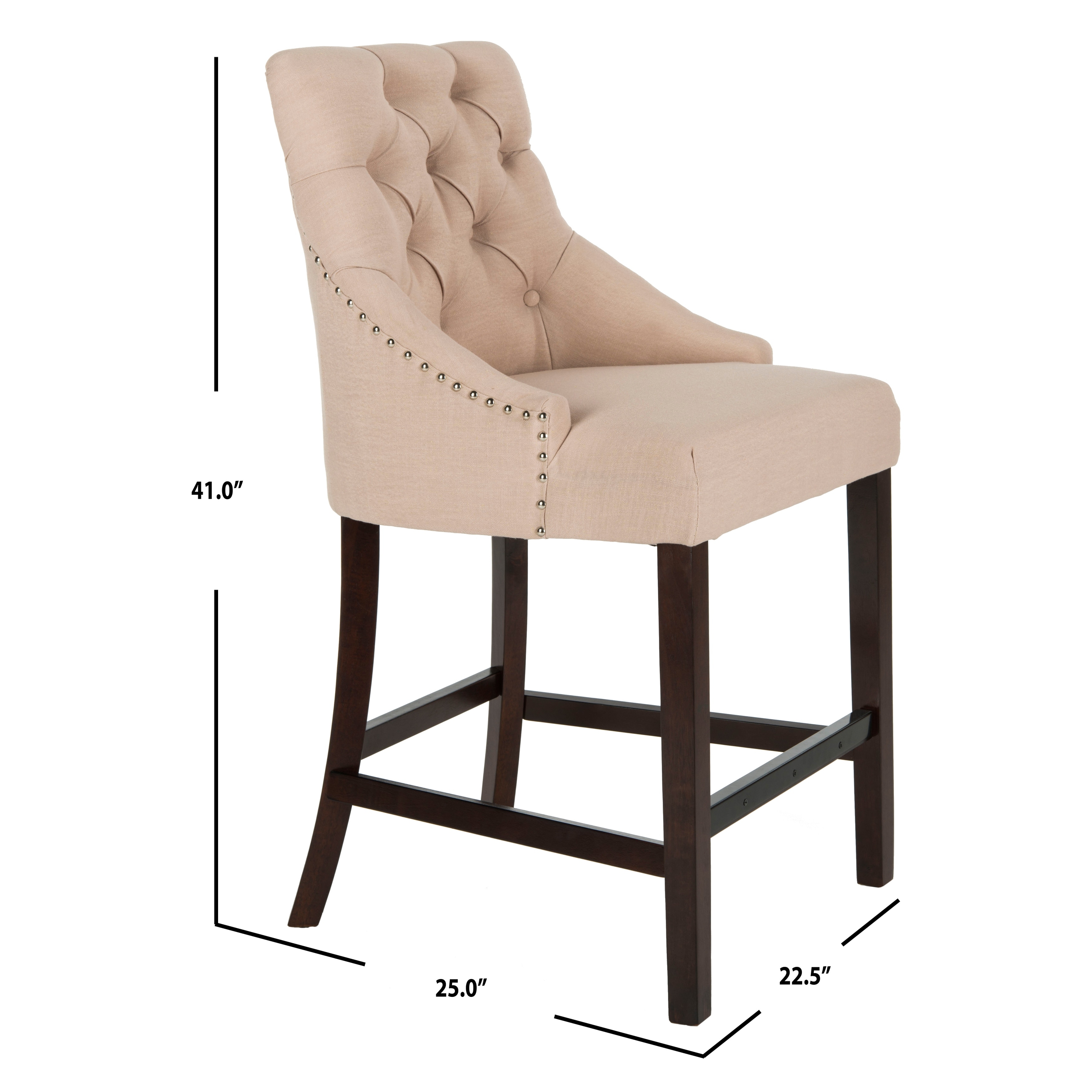 Safavieh eleni tufted counter stool outlet