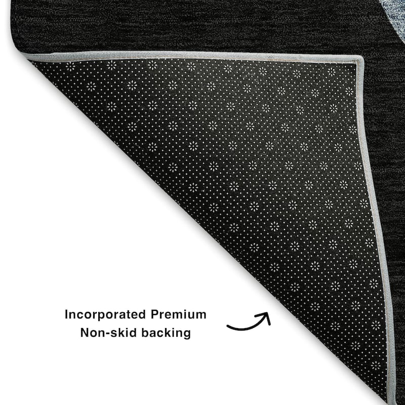 Premium Washable Super Soft Winter Holiday Snowman Mayfield Rug