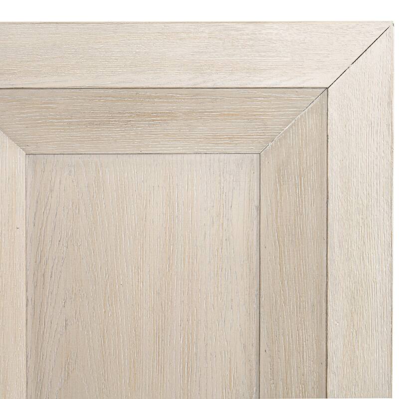 Furniture of America Durem Modern Classic 5-Piece Solid Wood Panel Bedroom Set with 3-Drawer Nightstand