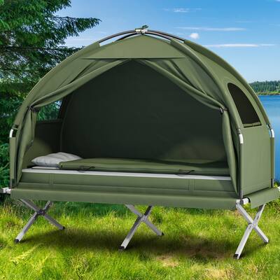 Outdoor 6-in-1 Camping Cot with Tent Bed