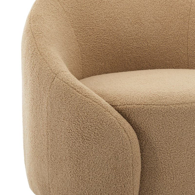 35" Wide Upholstered Swivel Accent Barrel Chairs (Set of 2)