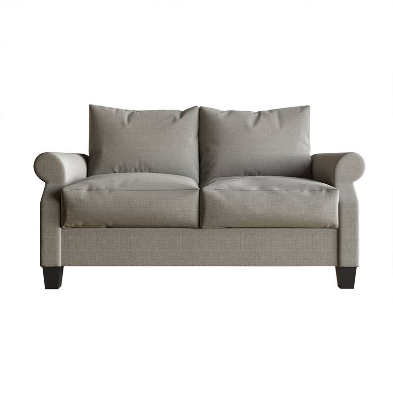 CraftPorch Classic Linen Upholstered 2-Piece Living Room Set
