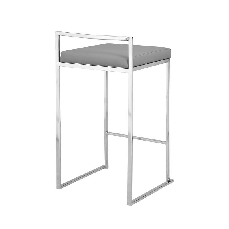 Valerius 25.25 Inch Upholstered Counter Stool
