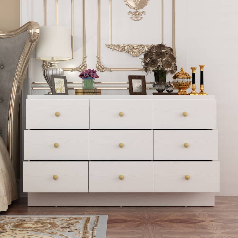white dresser for sale near me South Shore Vito 6-Drawer Pure 3150010 easy to assemble Mason 64" White 7-Drawer Dresser