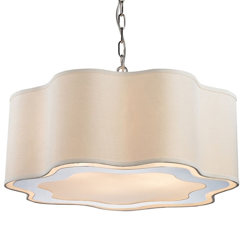 Elk Home 1140-019-LED  Villoy 6 Light 24" Wide LED Drum Chandelier - Chandeliers For Bedrooms by Overstock.com