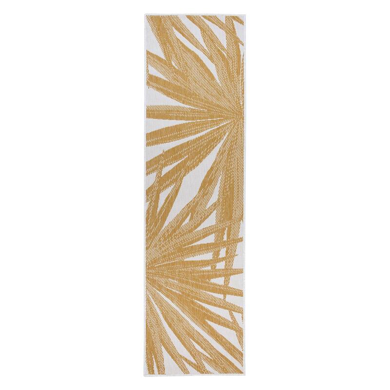 World Rug Gallery Tropical Nature Inspired Indoor/Outdoor Area Rug