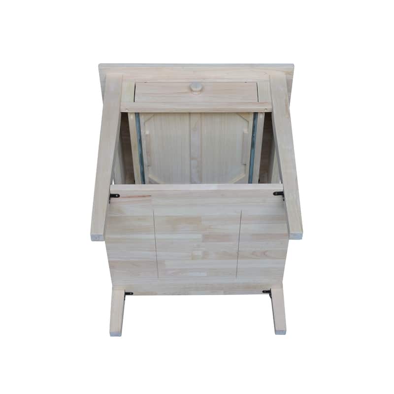Spencer Square Solid Parawood End Table - 24 in. W x 24 in. D x 25 in. H