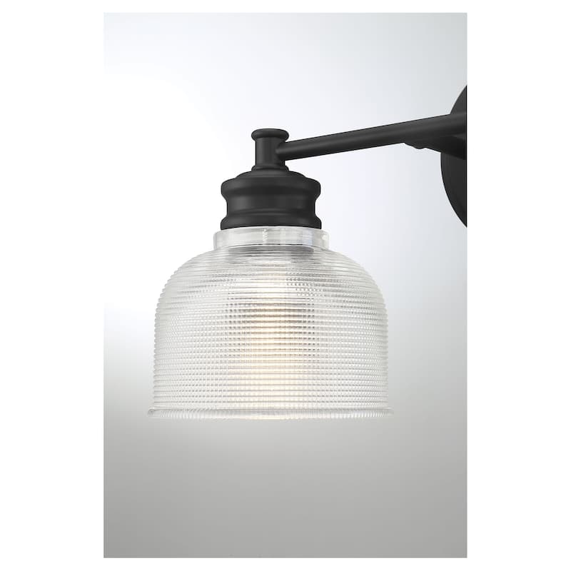 Meridian M80035 3 Light 24" Wide Bathroom Vanity Light with Halophane