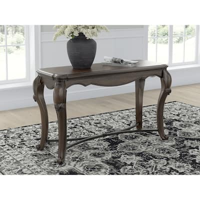 Signature Design by Ashley Maylee Dark Brown Sofa Table - 51" W x 20" D x 30" H